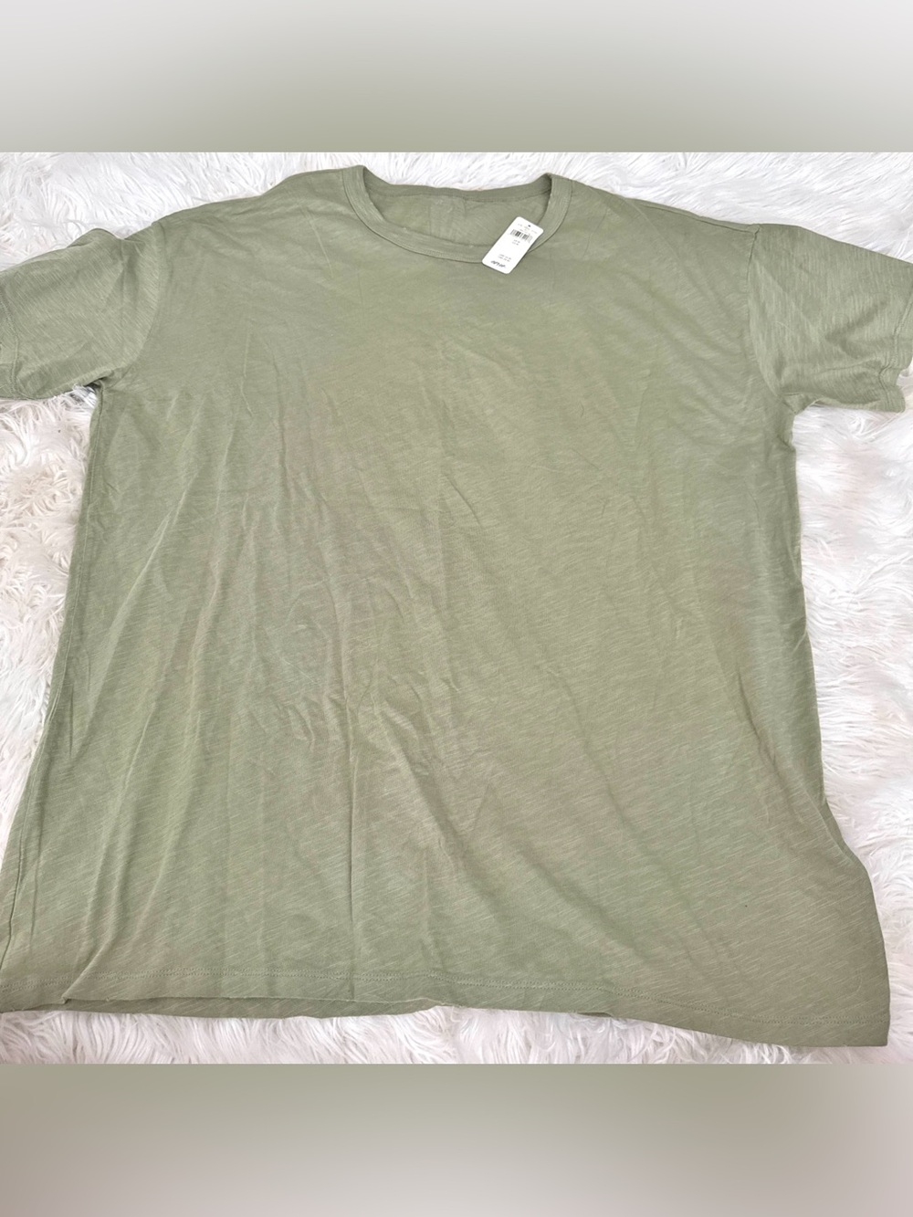 aerie Men's Olive Crew Neck Short Sleeve Tee